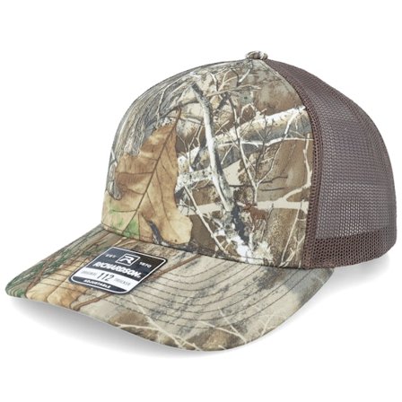Hunter - Camo trucker Caps - Tiny Moose 112pfp Realtree Edge/Brown A-frame Trucker @ Hatstore
