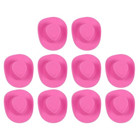 10 stk Kreativ Cowboy Pige Hat Sød Mini Hat Western Cowboy Hat