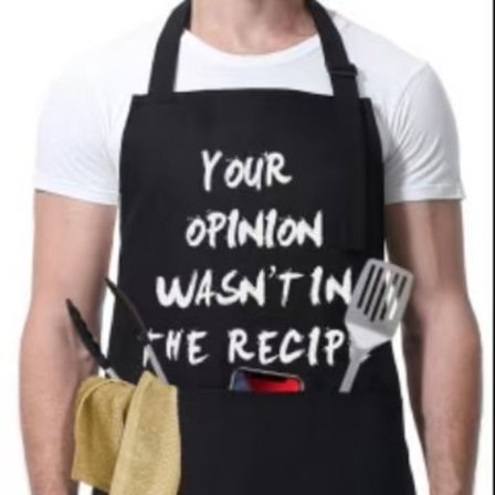 Morsomme forklær for menn, MR Good Looking is Cooking, profesjonelt kjøkkenforkle kokk ektemann smekke forklær med doble lommer justerbare