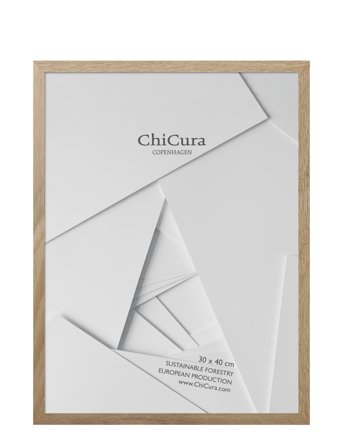 ChiCura Wooden Frame - 30X40Cm - Acrylic - Brown - 30X40CM