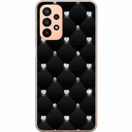 Samsung Galaxy A23 Mjukt Skal - Diamant Hjärta