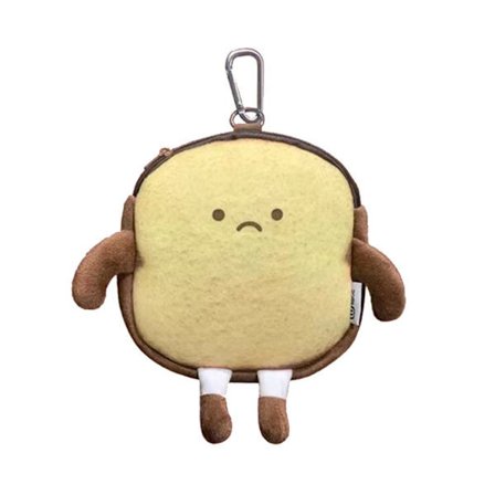 Tegneserie Toast Håndveske Søt Hverdags Tote Brød Myntveske Kortholder Kreativt Penal Skolemateriell Lommebok Kawaii Gave purse2