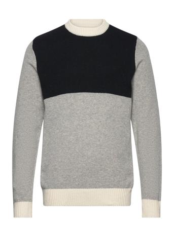 Akrico Colorblock Lambswool Anerkjendt Grey