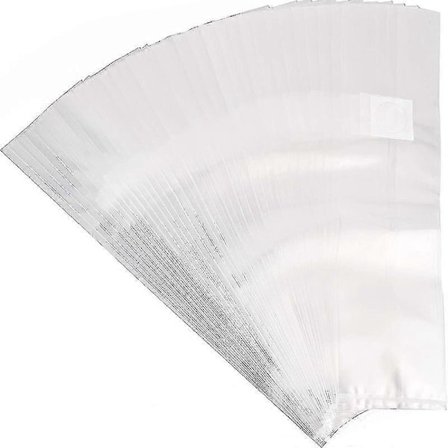 100 stk. Svampe Dyrkningspose Spawn Poser Tykke 6 Mil Poser 15 cm x 35 cm 0,2 Mikrometer Filter Brea LGL