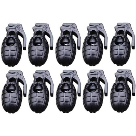 10 stk Skolisser Fjærklips Sterk Stopp Lastet Glidende Snor Lo