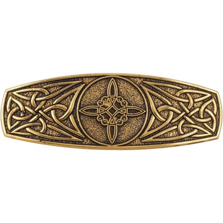 (B)Vintage Damehårspenne i Metall Hekseknute Hårklemme Cel