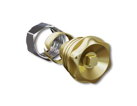 LK Systems AX16 Air Provtryckningspropp med avluftare, VVS & rör