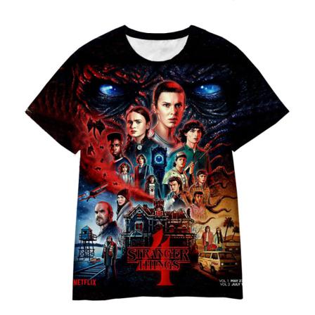 Stranger Things 4 Hellfire Club T-shirt Cosplay