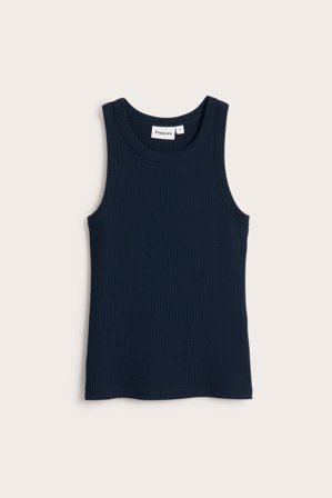 Kappahl | Prążkowana koszulka Ciemnoniebieski XL | Ciemnoniebieski