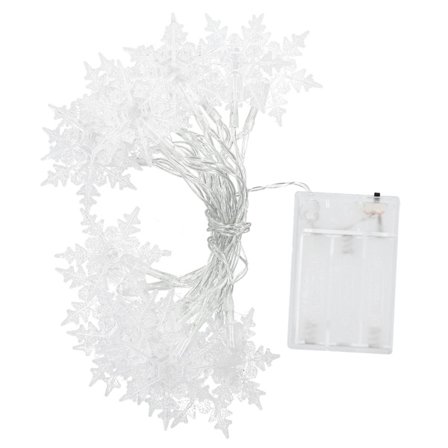 3 meter snefnugformede lyskæder LED julelys til hjemmet gardin fest ferie dekoration