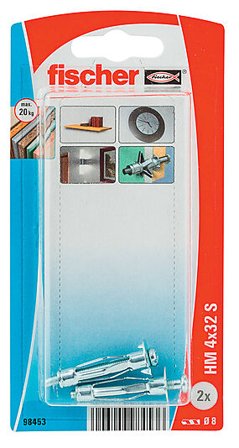 FISCHER GIPSPLATEANKER HM 4X32MM