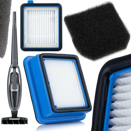 Komplett Filterset för Dammsugare Well Q6/Q7/Q8 – HEPA och Motorfilter | Tvättbar | Ersättningsdel för Electrolux