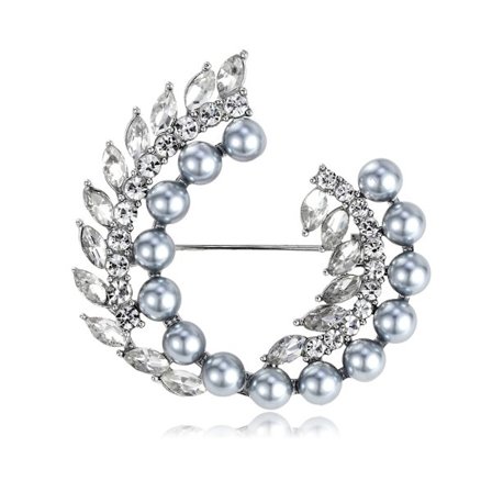 En gave til en kæreste, high-end perlebroche, simpel og udsøgt temperamentbroche, moderigtig frakke, frakketilbehør, brystblomst