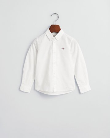 GANT Kinder Oxford-Hemd (98/104) Weiß
