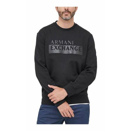 Armani Exchange - Tröjor - Svart - Herr - Storlek: M, Herr, Storlek: M