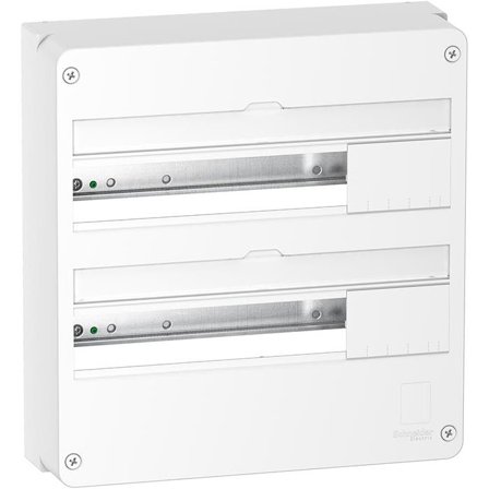 Schneider Electric Resi9 CX Normkapsling utvändig 2 x 18 moduler, Elfördelning & strömförsörjning
