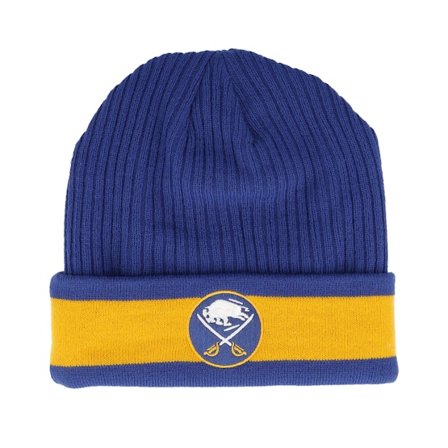 Fanatics - NHL Blå cuff Lue - Buffalo Sabres Deep Royal/Yellow Gold Cuff @ Hatstore