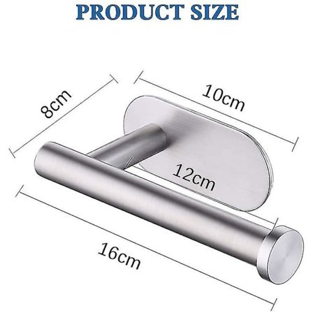 Toalettpapirholder selvklebende toalettpapirholder rustfritt