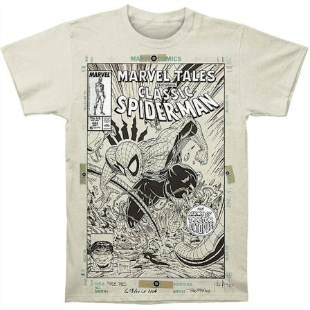 Spider-Man Cover Sketch Subway T-skjorte