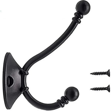 (Pow yeah!) 10 kpl Suurempia Vintage Seinään Asennettavia Vaatekoukkuja Metallinen Hatuteline Retro Koukku Vaateripustimeen Kylpyhuoneeseen Keittiöön 