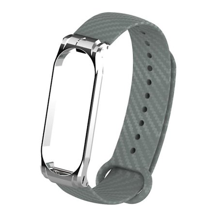 TPE Elastisk Smart Armbåndsrem Armbånd for Xiaomi MI Band 4 Mørkeblå
