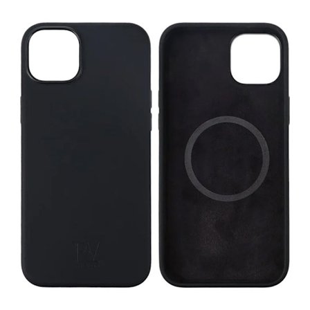 iPhone 15 Plus Silikonskal Rvelon MagSafe - Svart