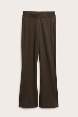 Kappahl | Wciągane spodnie dzwony | Brązowy