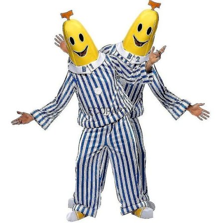Cosplay Bananer i pyjamas-dräkt TV-serie Bananer i pyjamas-dräkt Bananer-dräkt