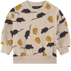 Mini Rodini Grey Mouse Sweatshirt 116/122 cm - Jumpers and knitwear - 116/122 cm - Grey - Junge