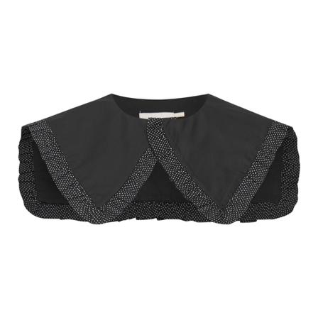 Karen by Simonsen Haven Collar Sort, Dame Tørklæder, Størrelse: ONE Size