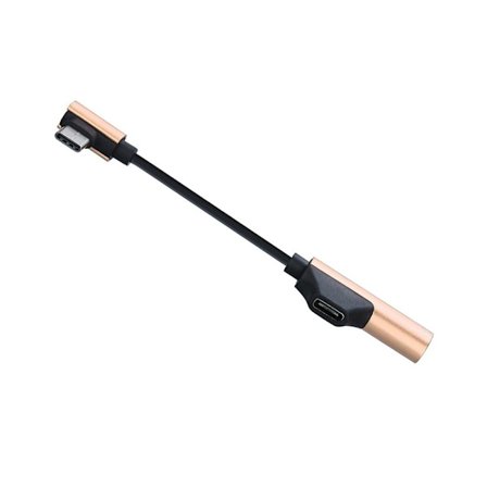 USB C DAC Adapter Høretelefon Adapter GULD