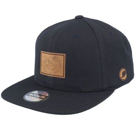 Moomin - Svart snapback Keps - "Lovers Engraved Patch Black Snapback " @ Hatstore