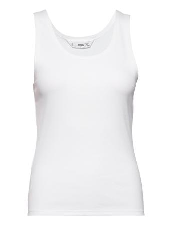 Belia T-shirts & Tops Sleeveless Vit Mango
