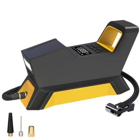 Bärbar Bil Däck Inflator Pump Bil Luft Kompressor 12V Elektrisk Inflator Digital Display LED Ljus