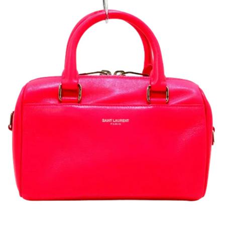 Saint Laurent Vintage Pre-ownedLeatherhandTass , Roze , unisex , Maat: ONE Size Vintage Tassen