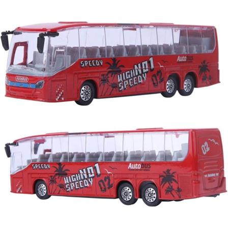 Simuloitu seosbussilelu, painevalettu seosbussiautomallin lelu L:llä