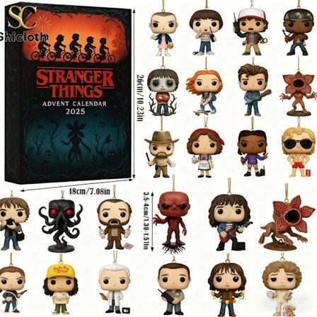 Limited-Edition Tema 24-Dages Overraskelses Nedtællingskalender Stranger Things