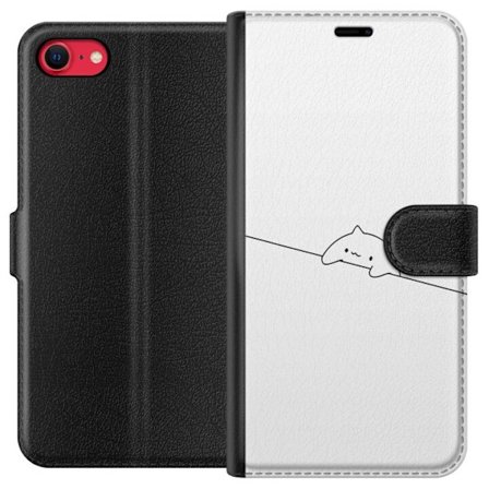 Kompatibelt Lommeboketui til Apple iPhone 8 Hjelp Katt