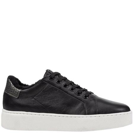 Geox, Skyely Black Trainers Zwart, Dames, Maat:41 EU