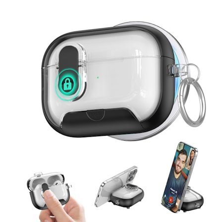 iPhone AirPods 4. sukupolvi, magneettinen suojakotelo, kuulokekotelo, musta