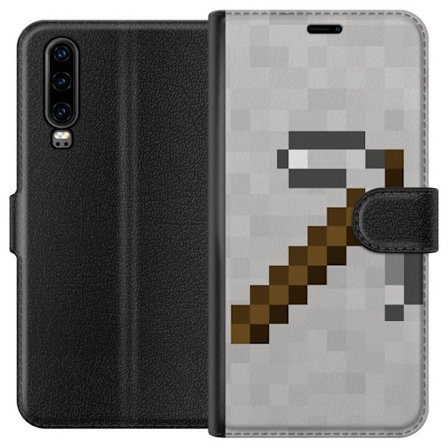 Kompatibelt Plånboksfodral till Huawei Huawei P30 Minecraft Tools