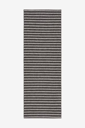 Horredsmattan - Teppe Music - Svart - Plasttepper - 70X250 - Fra Homeroom