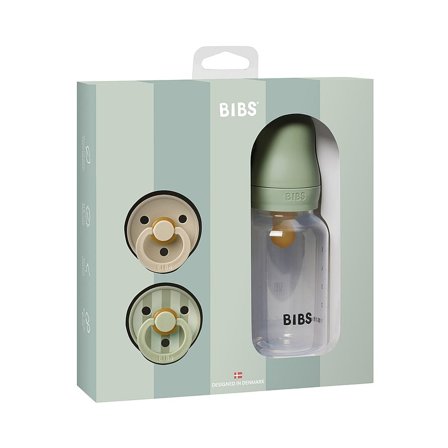 BIBS Baby Sprinkle Gaveæske Sage, Børn & Forældre, Sutter, Natursutter