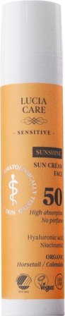 Lucia Care Sunshine Sun Cream Face SPF50 50 ml, Skincare, Solpleje, Solcreme