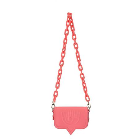 Chiara Ferragni Collection Chiara Ferragni Eyelike Small Coral Pink Crossbody Taske Pink, Dame Skuldertasker, Størrelse: ONE Size