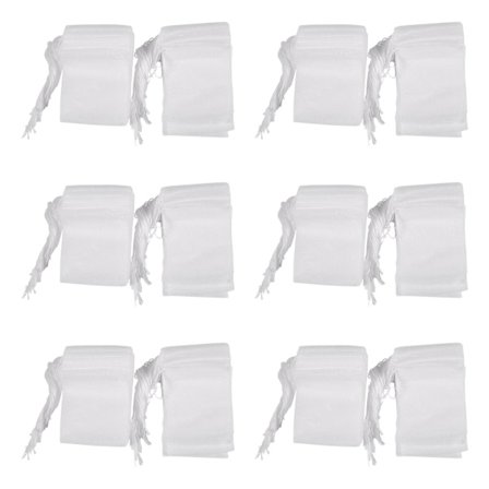 600 stk Engangs Tomme Teposer med Snørelukning og Varmesæling