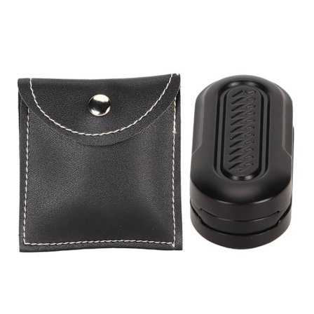 Magnetisk Metal Slider Sensory Legetøj 3 Lag Smukke Mønstre Lindrer Stress Fingertip Push Slider Legetøj Sort