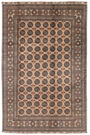 Kunduz Rug Oriental Brown/Black (Wool, Afghanistan)