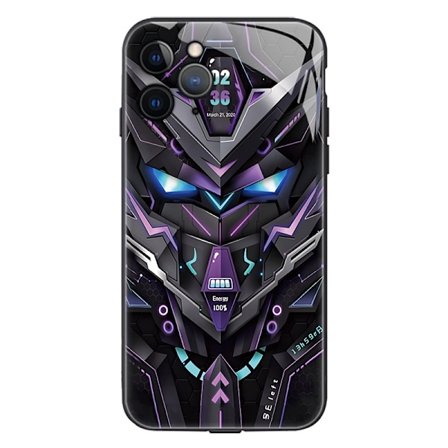 Kompatibel med iPhone-telefondeksel, telefondeksel med opplyste lamper, personlige og kule anti-drop iPhone-telefondeksler Type 4