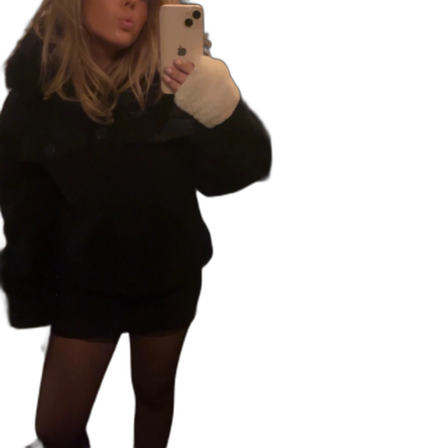 Snygg mörkblå/svart jacka